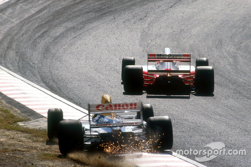 Найджел Мэнселл, Williams, Айртон Сенна, McLaren