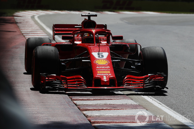 Sebastian Vettel, Ferrari SF71H.