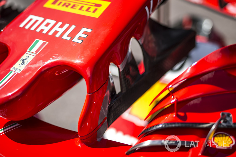 Ferrari SF71H front wing detail