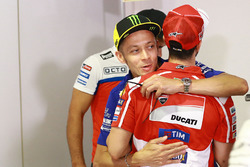 Andrea Dovizioso, Ducati Team, Valentino Rossi, Yamaha Factory Racing
