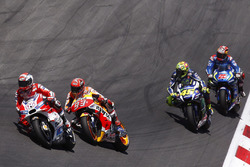 Andrea Dovizioso, Ducati Team; Marc Marquez, Repsol Honda Team