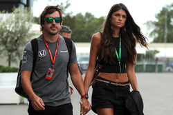 Fernando Alonso és barátnője, Linda Morselli