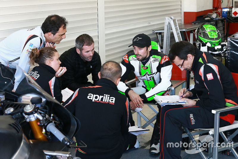 Юджин Лаверті, Aprilia test team