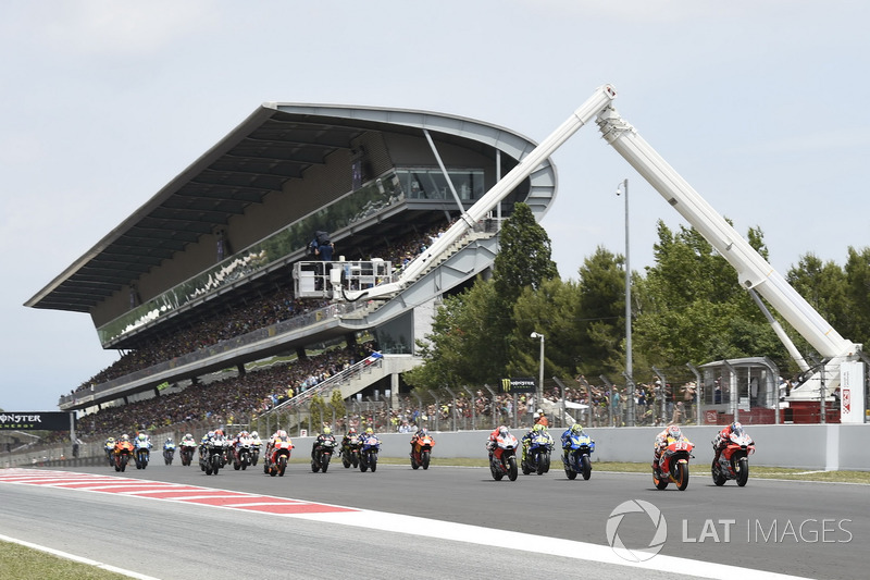 Марк Маркес, Repsol Honda Team, Хорхе Лоренсо, Ducati Team, старт гонки