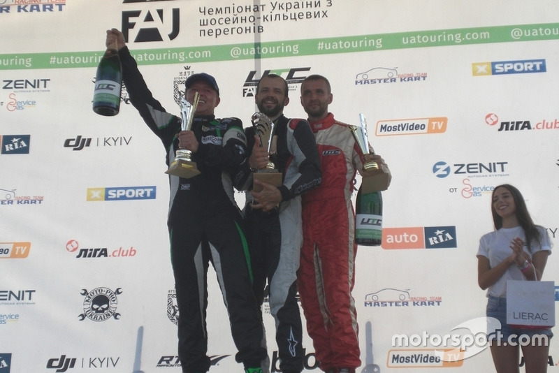Подіум GT Open2: Ігор, Скуз, Володимир Дрогомирецький, Андрій Євтушенко