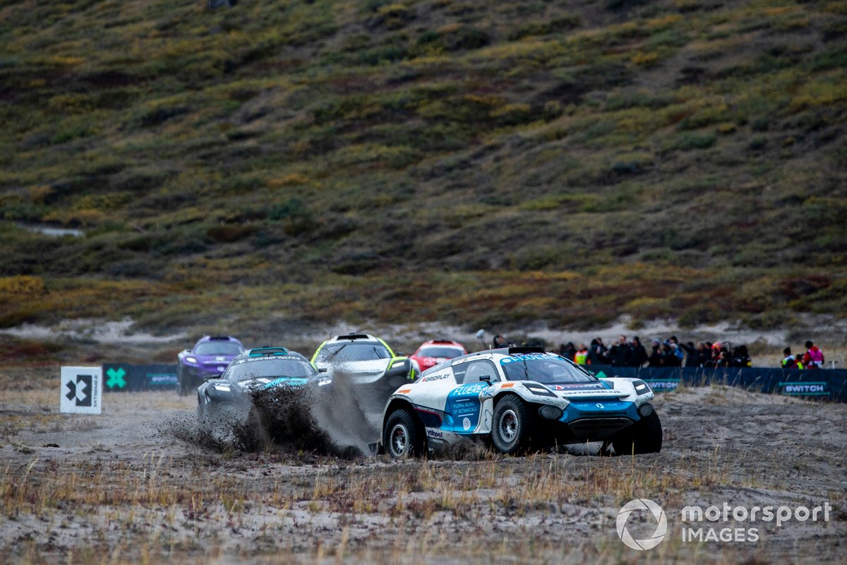 Catie Munnings, Timmy Hansen, Andretti United Extreme E, Molly Taylor, Johan Kristoffersson, Rosberg X Racing, and Mikaela Ahlin-Kottulinsky, Kevin Hansen, JBXE Extreme-E Team