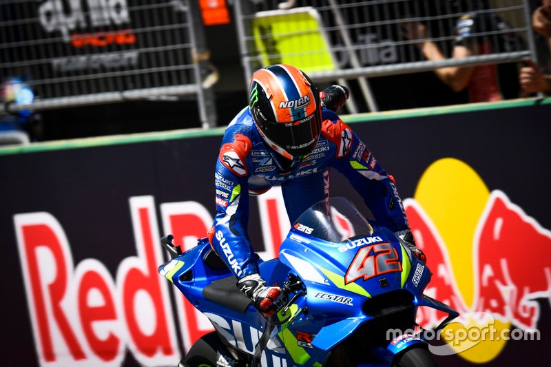 Alex Rins, Team Suzuki MotoGP, vainqueur de la course