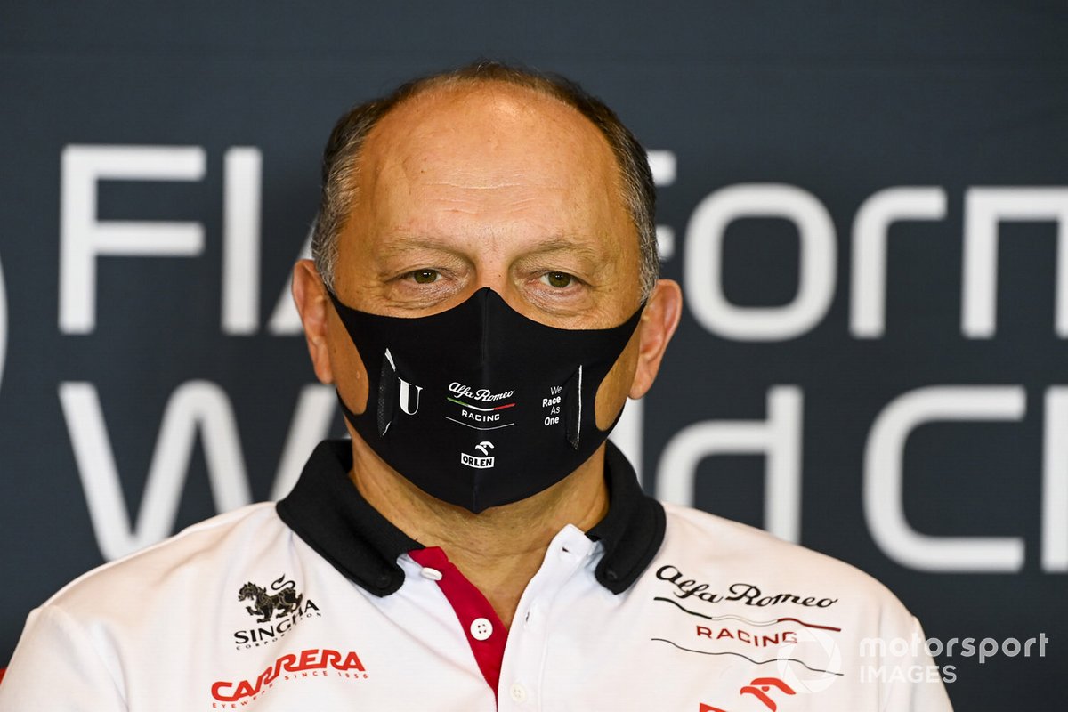Frederic Vasseur, Team Principal, Alfa Romeo Racing, in a Press Conference