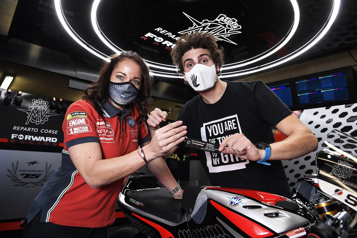Milena Koerner, Manajer Tim MV Agusta Forward Racing