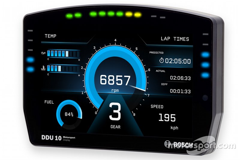 Dashboard BOSCH di una vettura DTM