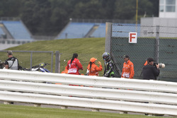Alex Lowes, Tech 3 Yamaha na zijn crash