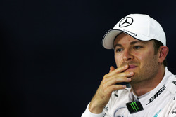 Nico Rosberg Mercedes AMG F1 nella conferenza stampa FIA