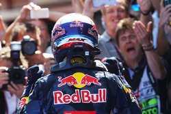 Race winner Max Verstappen, Red Bull Racing celebrates in parc ferme
