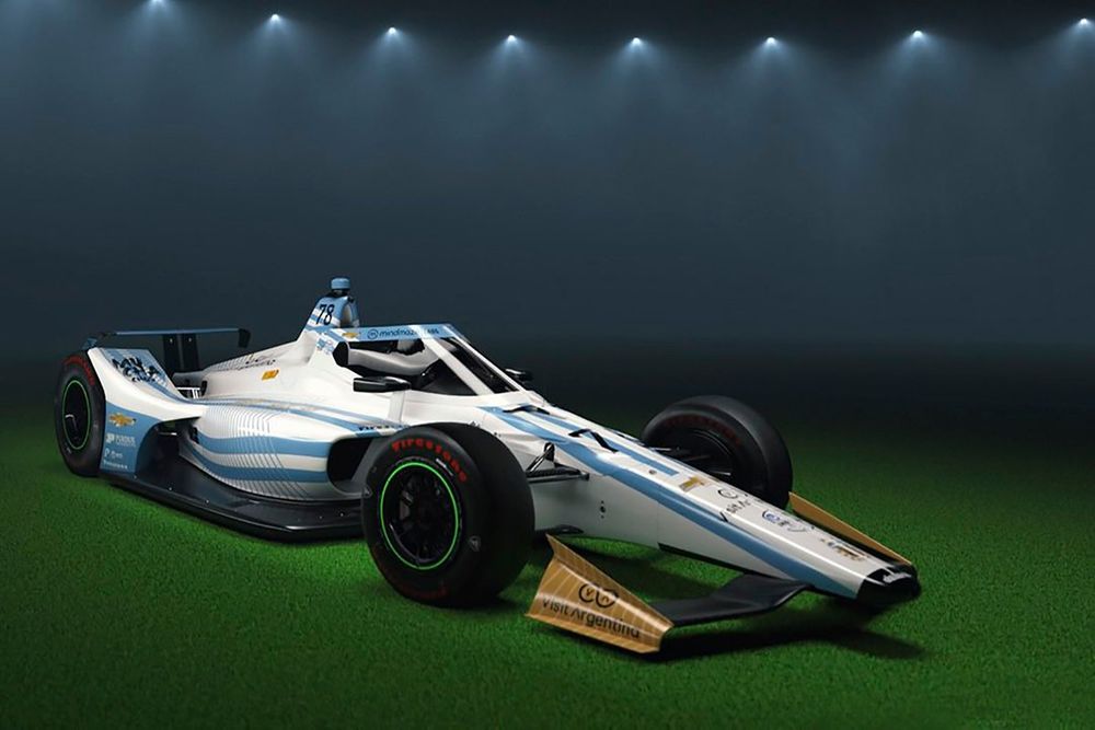 Agustín Canapino, Juncos Hollinger Racing Chevrolet decoración para las Indy500