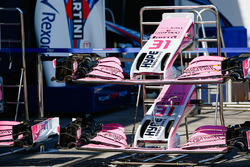 Sergio Perez, Force India ve Esteban Ocon, Force India ön kanat