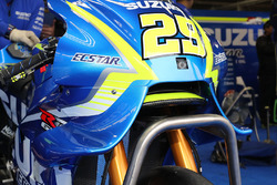 Andrea Iannone, Team Suzuki MotoGP fairing detail