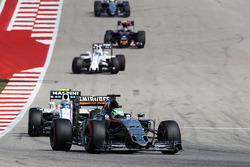 Nico Hulkenberg, Sahara Force India F1 VJM09 in de opwarmronde