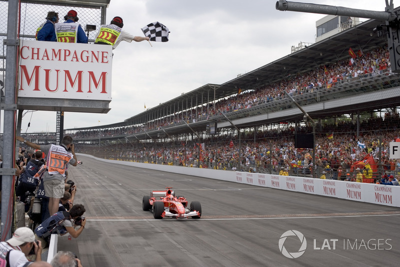 2005 - Indianapolis: Michael Schumacher, Ferrari F2005