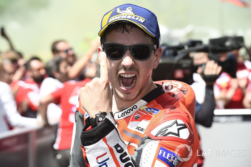 Ganador de la carrera Jorge Lorenzo, Ducati Team