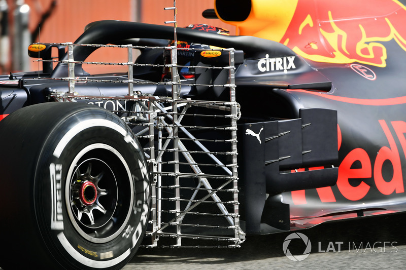 Max Verstappen, Red Bull Racing RB14 aero sensors