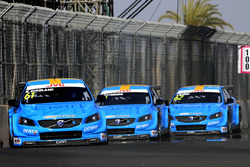 Nestor Girolami, Polestar Cyan Racing, Volvo S60 Polestar TC1; Nicky Catsburg, Polestar Cyan Racing,