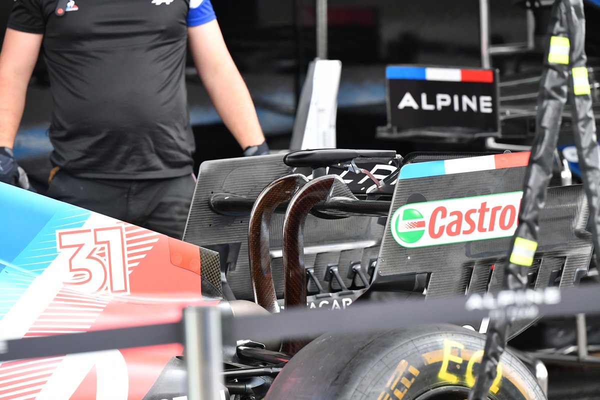 Detalle de la parte trasera del Alpine A521