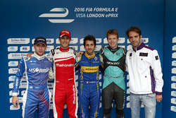 Top 5 Qualifiche: Nicolas Prost, Renault e.Dams; Bruno Senna, Mahindra Racing; Robin Frijns, Amlin A
