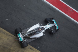 Pascal Wehrlein, Mercedes F1 Team test 2017-spec Pirelli-banden
