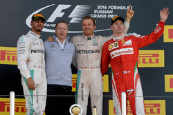 Podium: Sieger Nico Rosberg, Mercedes AMG F1 Team, 2. Lewis Hamilton, Mercedes AMG F1 Team, 3. Kimi