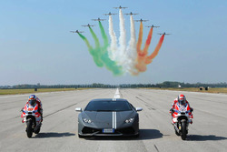Andrea Dovizioso, Ducati Team, Michele Pirro, Ducati Team e Mirko Bortolotti