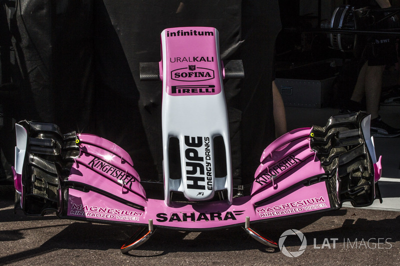 Force India VJM11 burun ve ön kanat