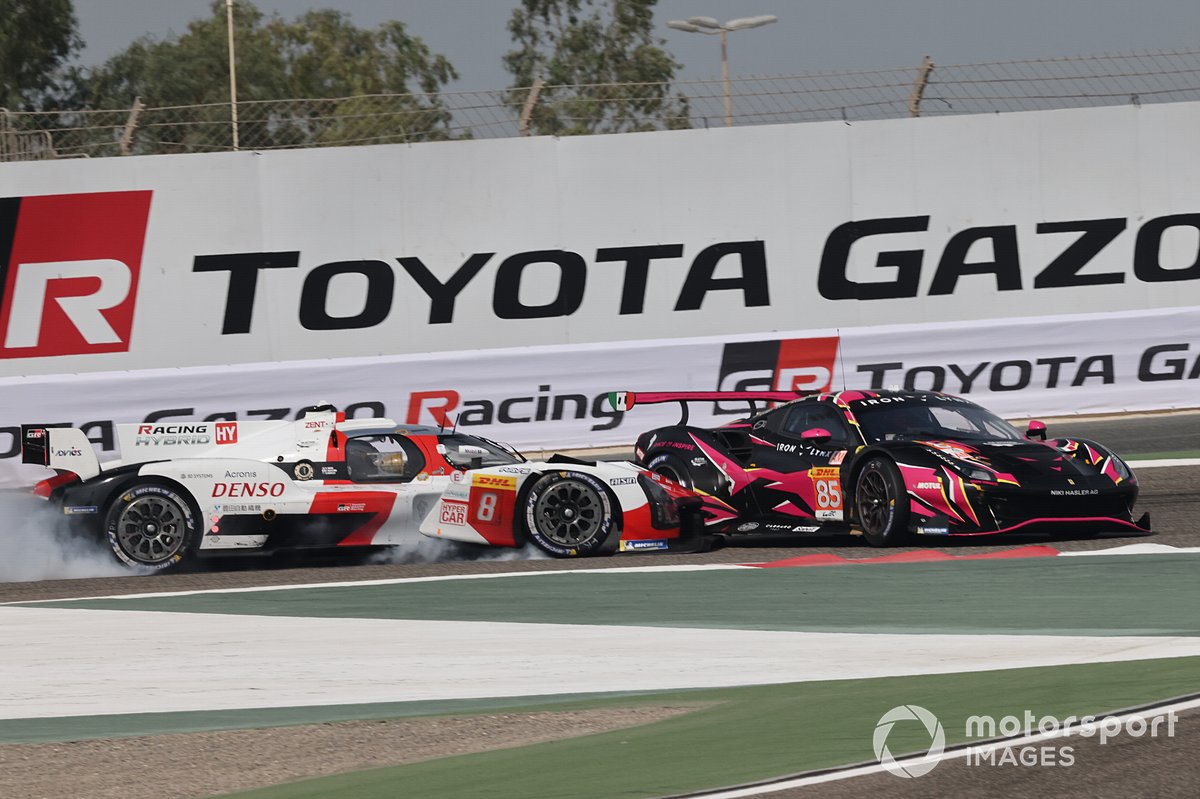 Crash of #8 Toyota Gazoo Racing Toyota GR010 - Hybrid: Sébastien Buemi, Kazuki Nakajima, Brendon Hartley