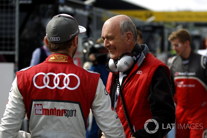 René Rast, Audi Sport Team Rosberg, Audi RS 5 DTM con el Dr. Wolfgang Ullrich, ex del equipo Audi