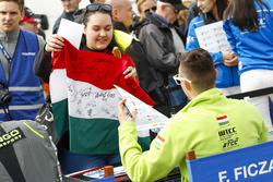 Fans at the autograph session