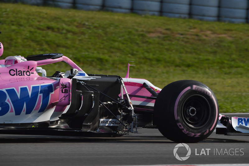 Nicholas Latifi, Force India VJM11 con sensores