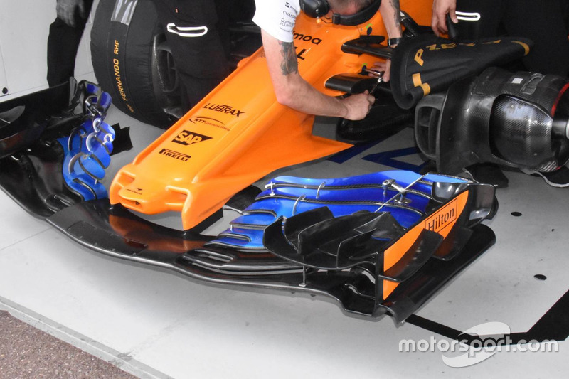 Sayap depan versi baru McLaren MCL33