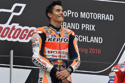 Podio: il vincitore Marc Marquez, Repsol Honda Team