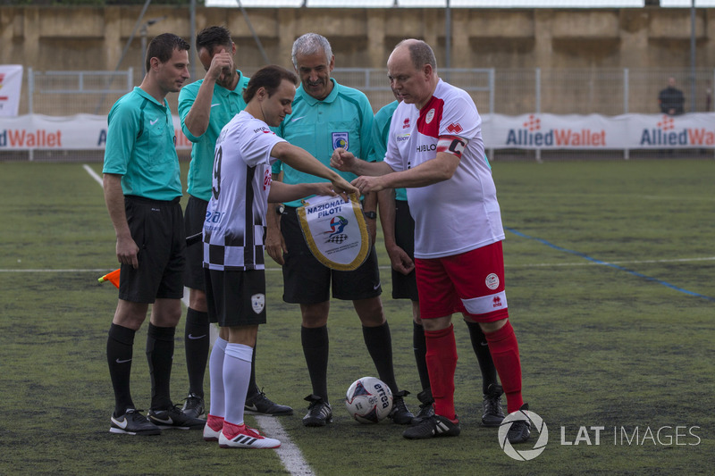 Felipe Massa dan Pangeran Albert dari Monako