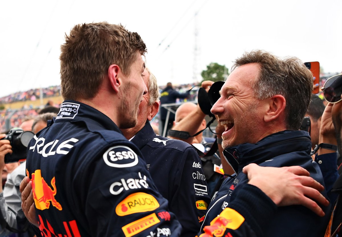 Max Verstappen, Red Bull Racing, Christian Horner, Red Bull Racing, teambaas