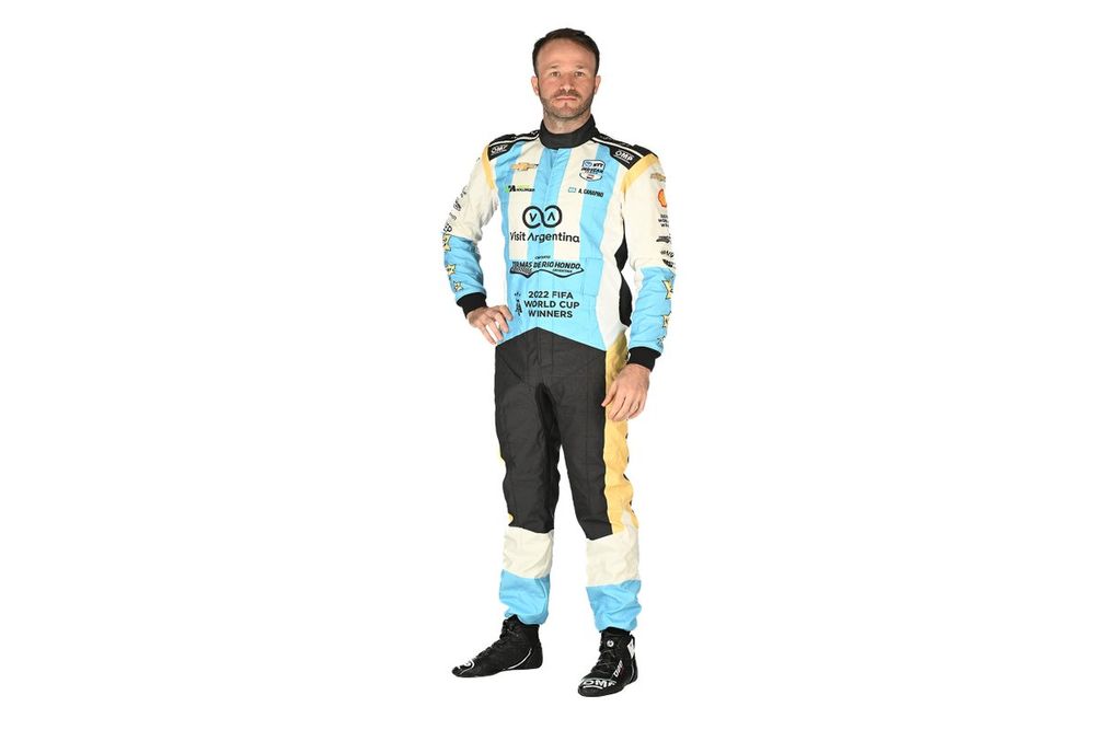 Agustín Canapino, Juncos Hollinger Racing, monex especial para Indy500 de la seleccion de Argentina de Futbol