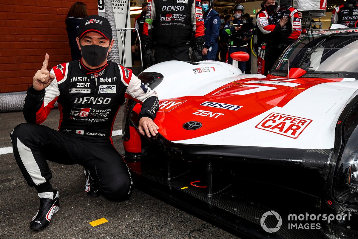 LMP2 Pole sitter #7 Toyota Gazoo Racing Toyota GR010 - Hybrid: Kamui Kobayashi