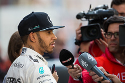 Lewis Hamilton, Mercedes AMG F1 met de media