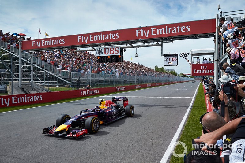 Daniel Ricciardo, Red Bull Racing RB10 Renault, se impone en el GP de Canadá de 2014