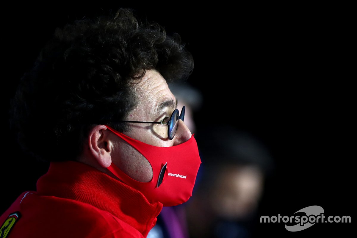 Mattia Binotto, Team Principal Ferrari, in the Team Principals Press Conference