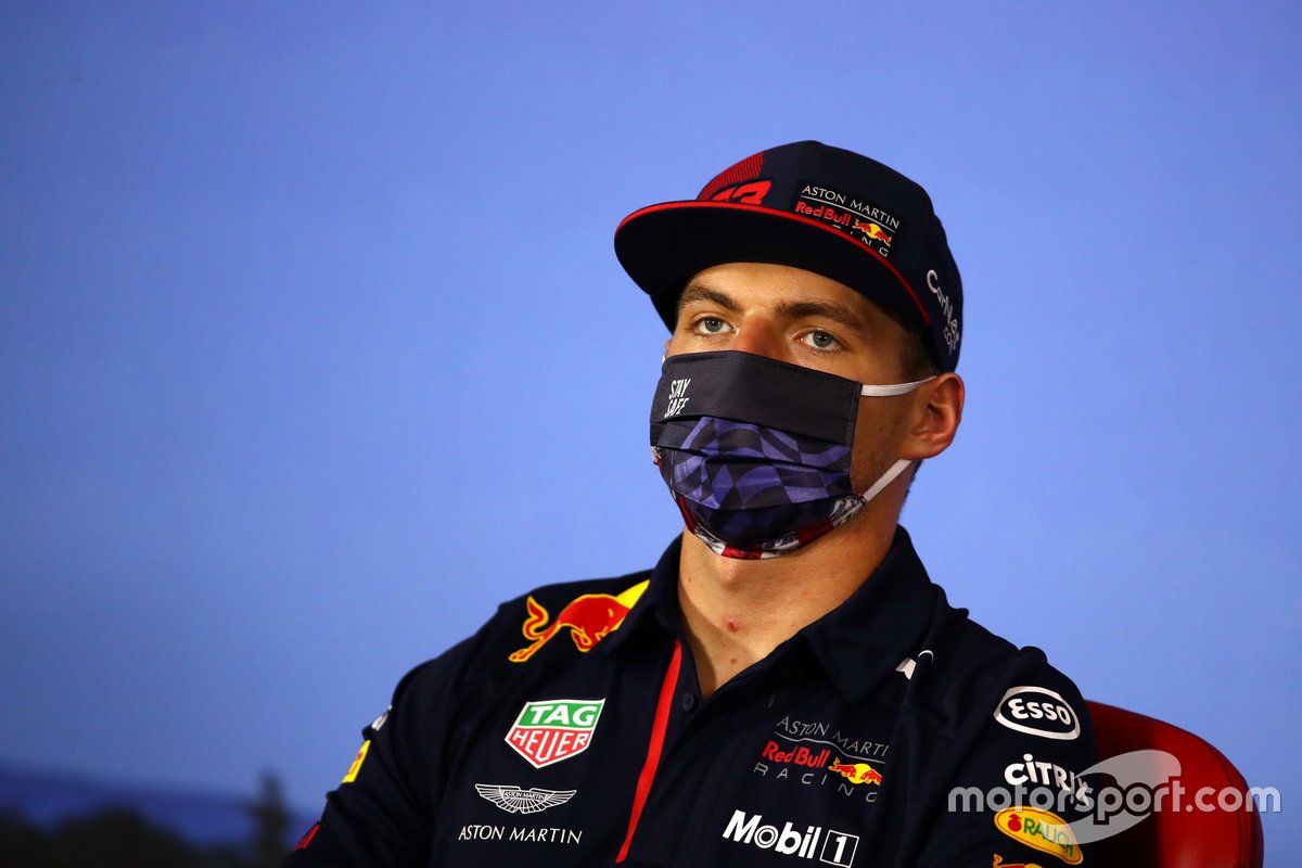 Max Verstappen, Red Bull Racing in the press conference