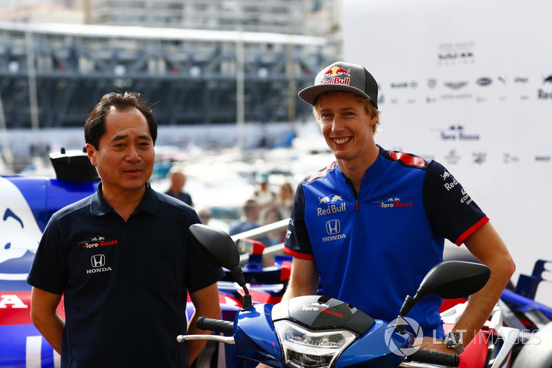 Brendon Hartley, Toro Rosso, Toyoharu Tanabe, F1 Technical Director, Honda
