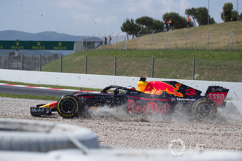 Авария: Даниэль Риккардо, Red Bull Racing RB14