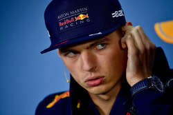 Max Verstappen, Red Bull Racing, nella conferenza stampa