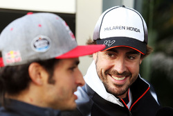 Fernando Alonso, McLaren and Carlos Sainz Jr., Scuderia Toro Rosso
