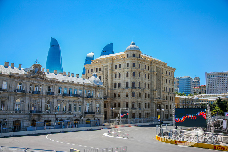 Baku, la curva 16 del circuito cittadino